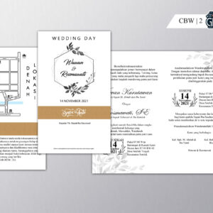 undangan pernikahan | custom bw 1