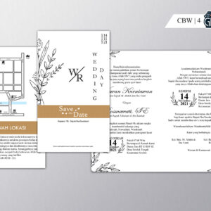 undangan pernikahan | custom bw 1
